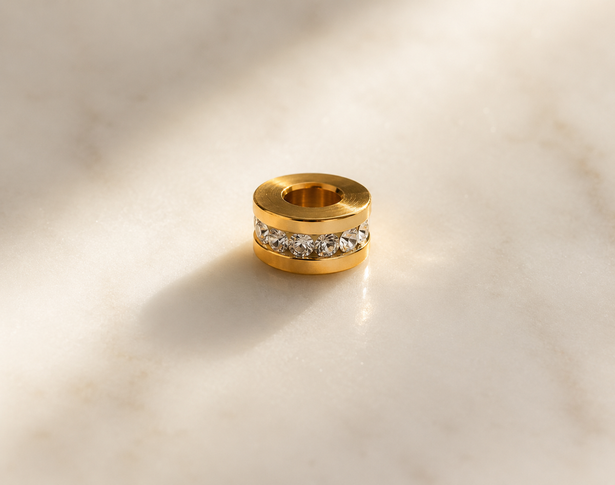 Milan Crystal Spacer Charm