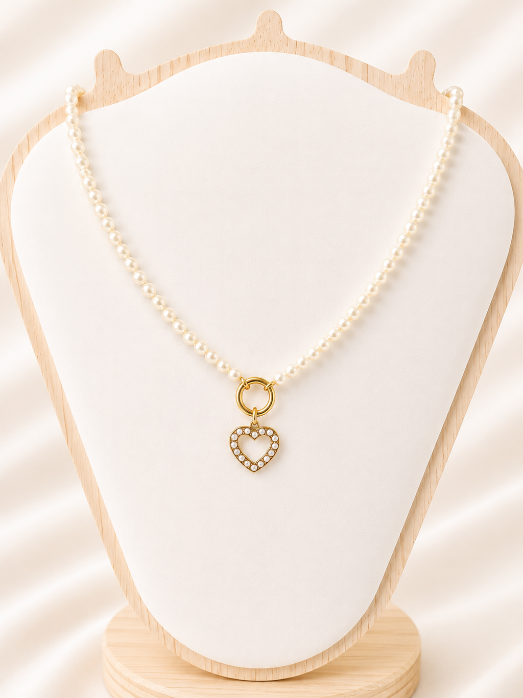 Capri Pearl Charm Necklace