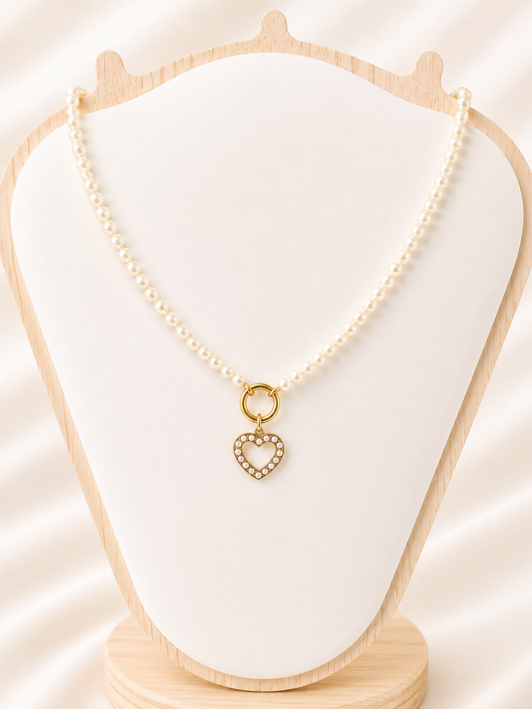 Capri Pearl Charm Necklace