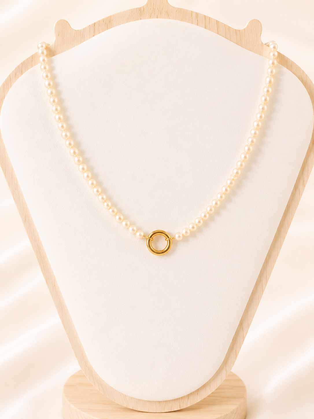 Capri Pearl Charm Necklace