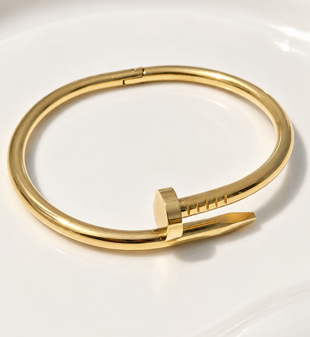 Nail Bangle Bracelet
