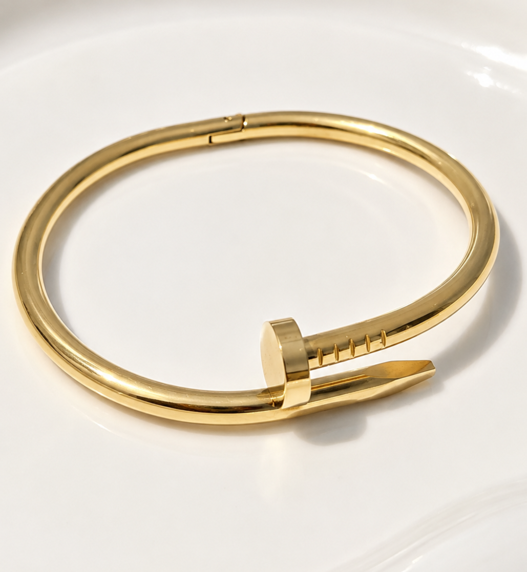 Nail Bangle Bracelet