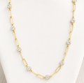 Crystal Paperclip Necklace