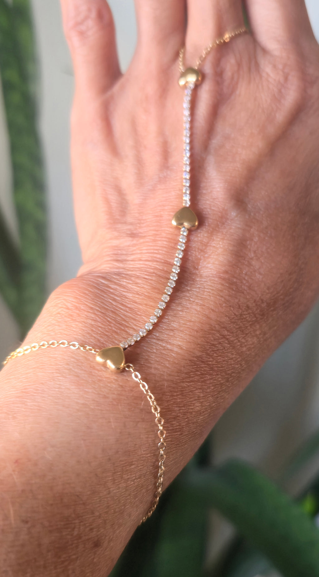 Heartline Hand Chain