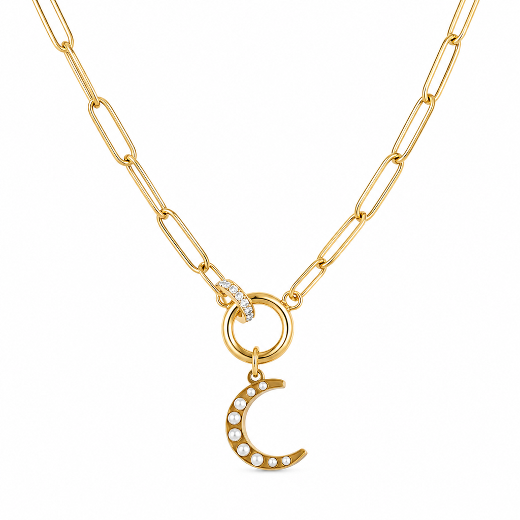 Luna Pearl Charm