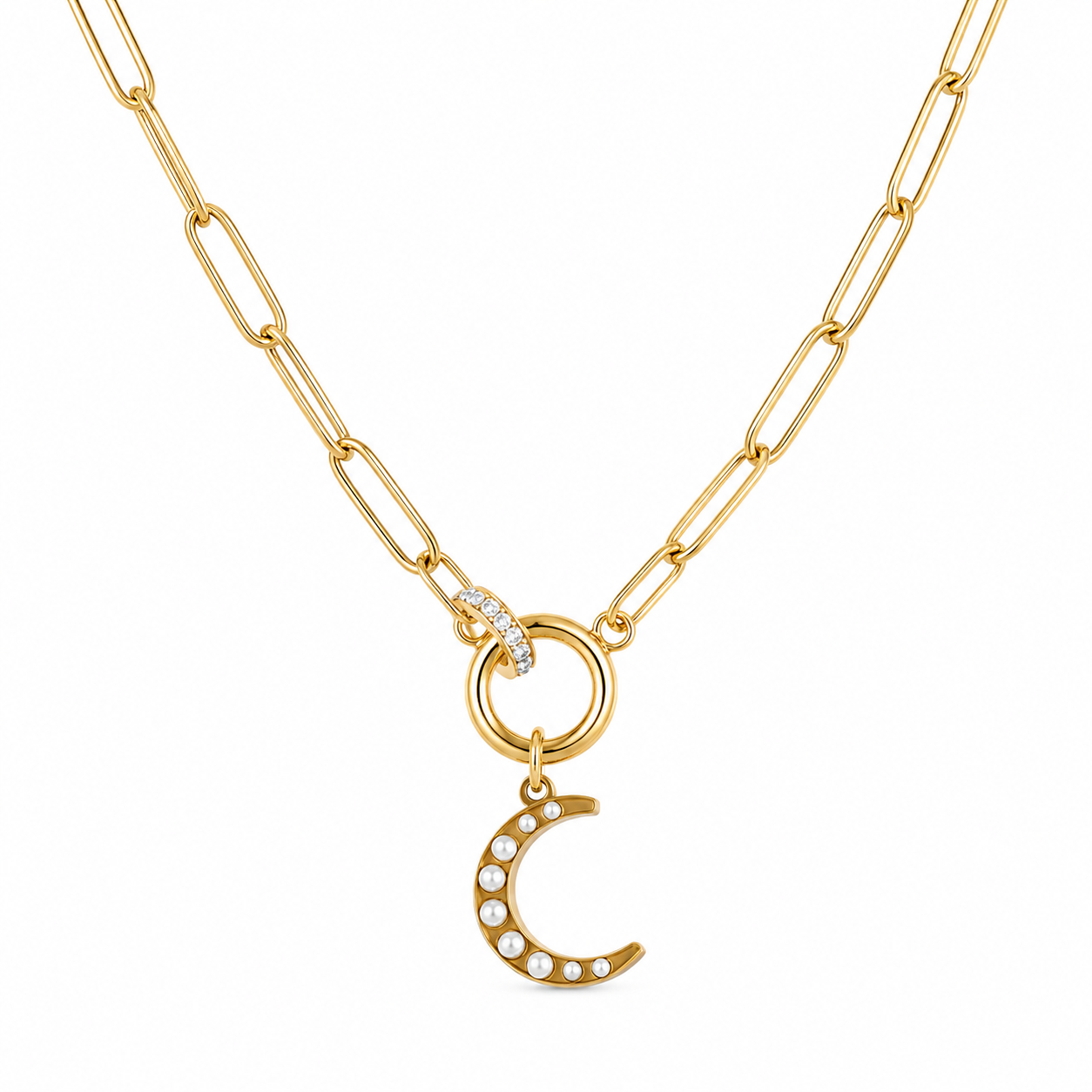 Luna Pearl Charm